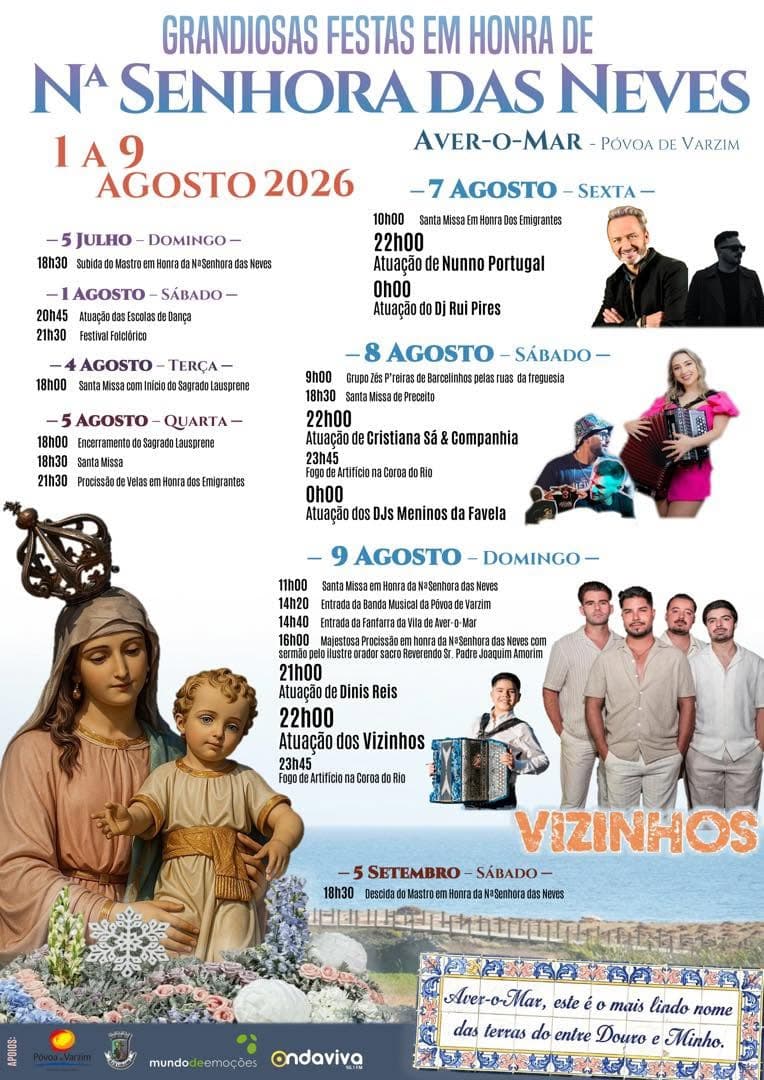 Festa em Honra de Nossa Senhora das Neves de A-Ver-o-Mar