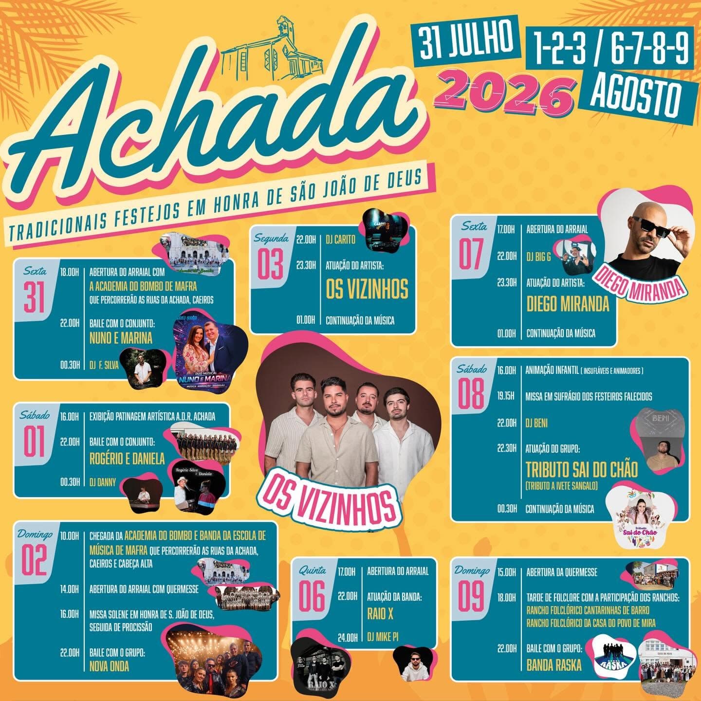 Festas da Achada
