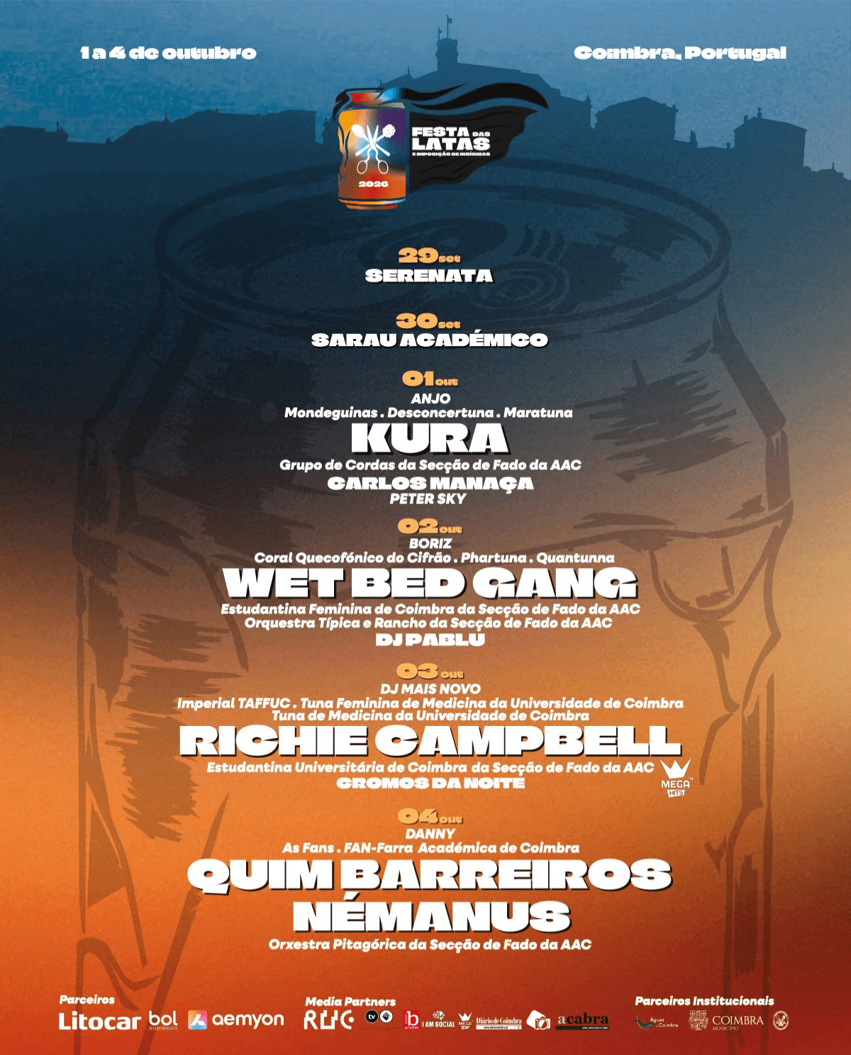 Festa das Latas e Imposição de Insígnias