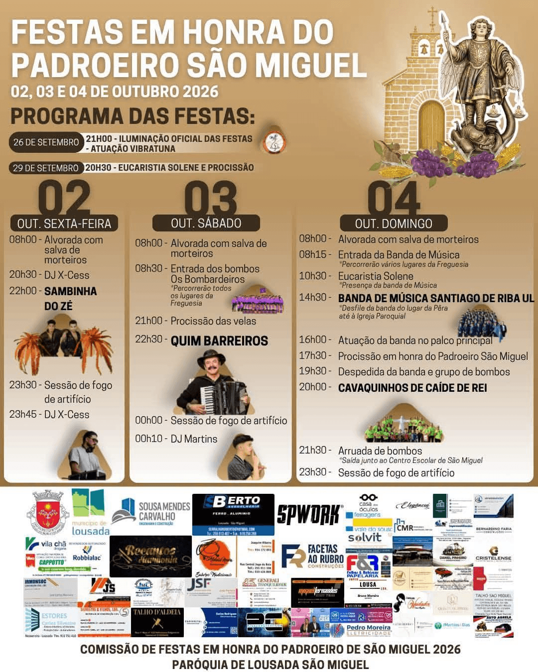 Festas em Honra do Padroeiro São Miguel