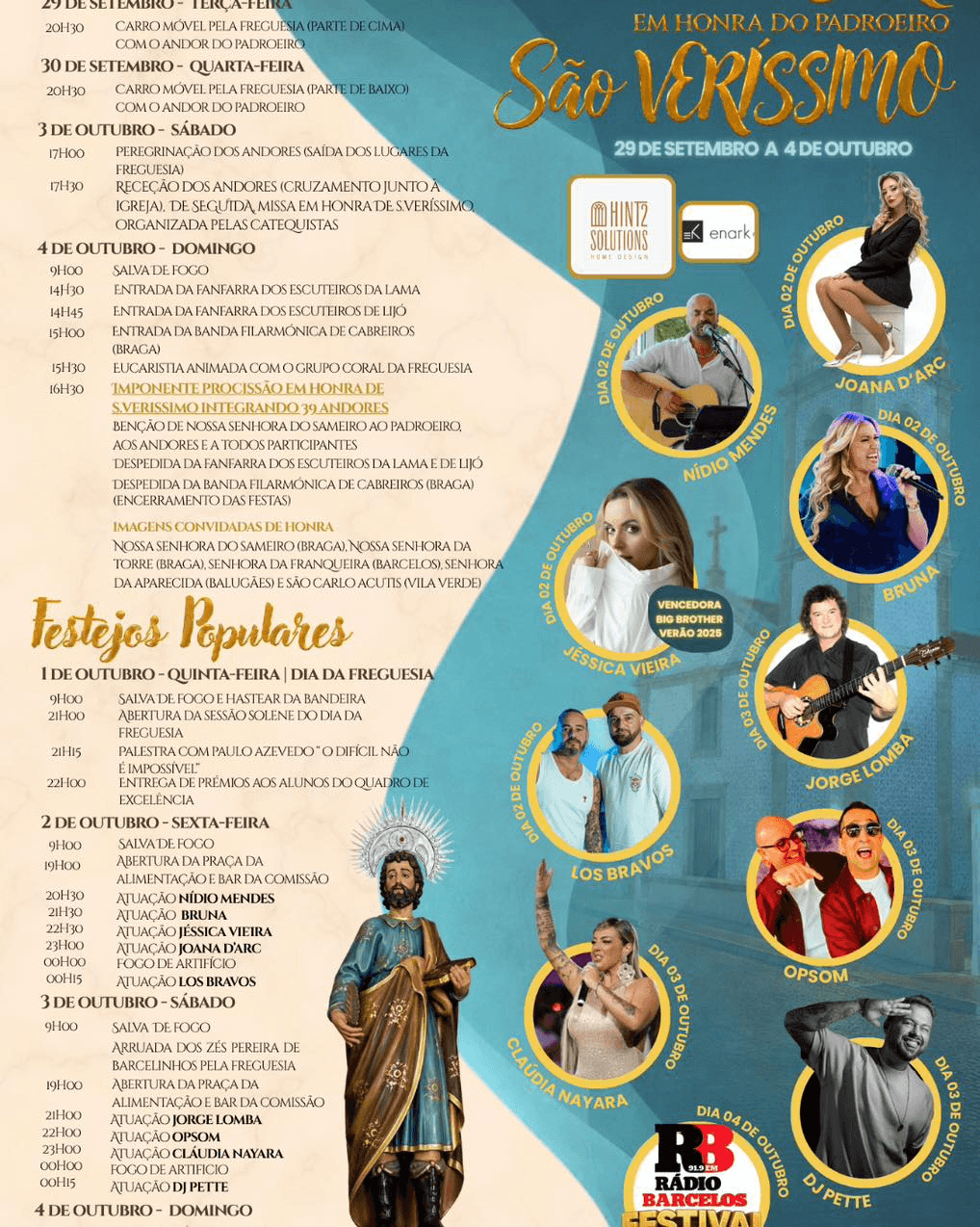 Festas em Honra de São Veríssimo